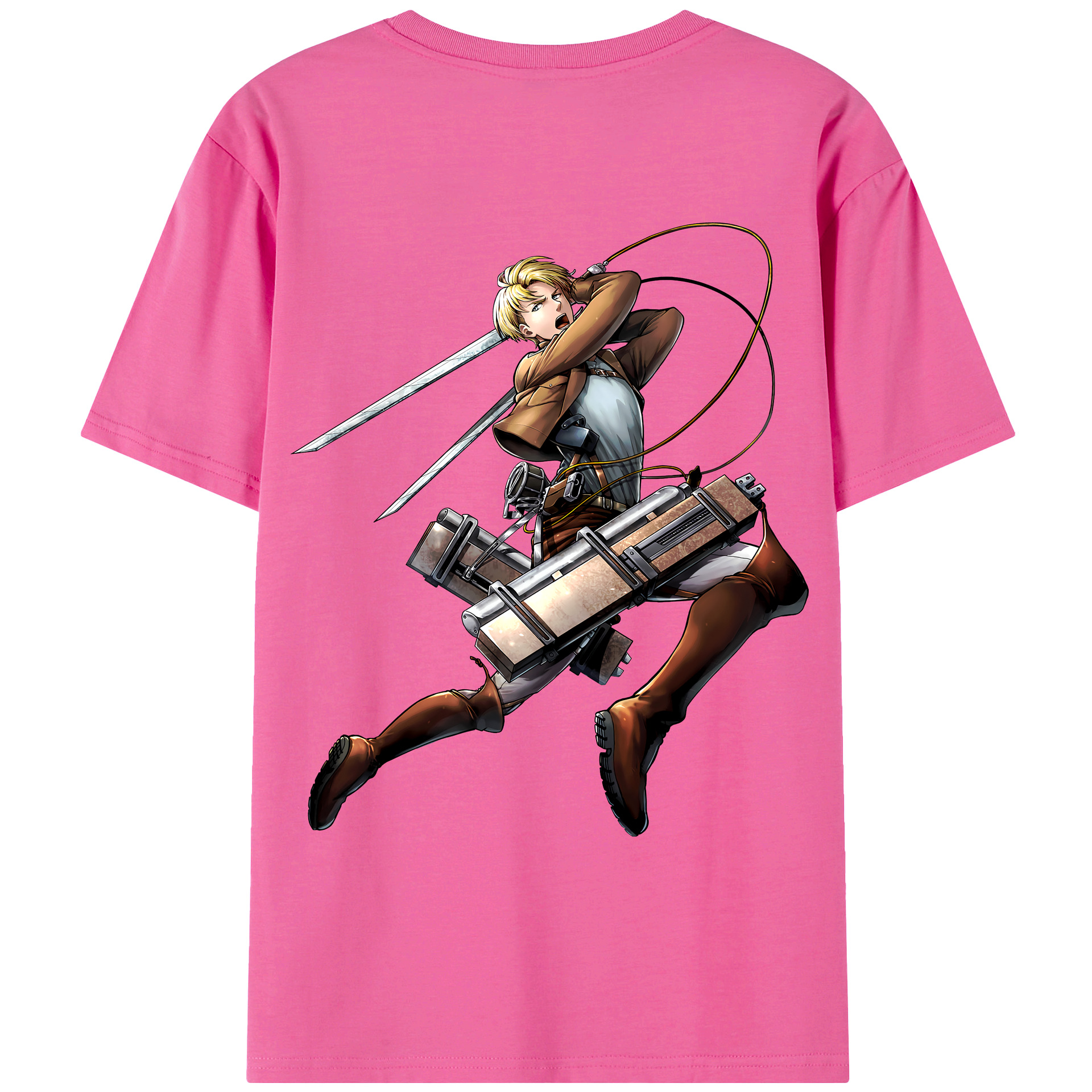 （画像用） 進撃の巨人 Attack on Titan レディース半袖Tシャツ(バックプリント)
